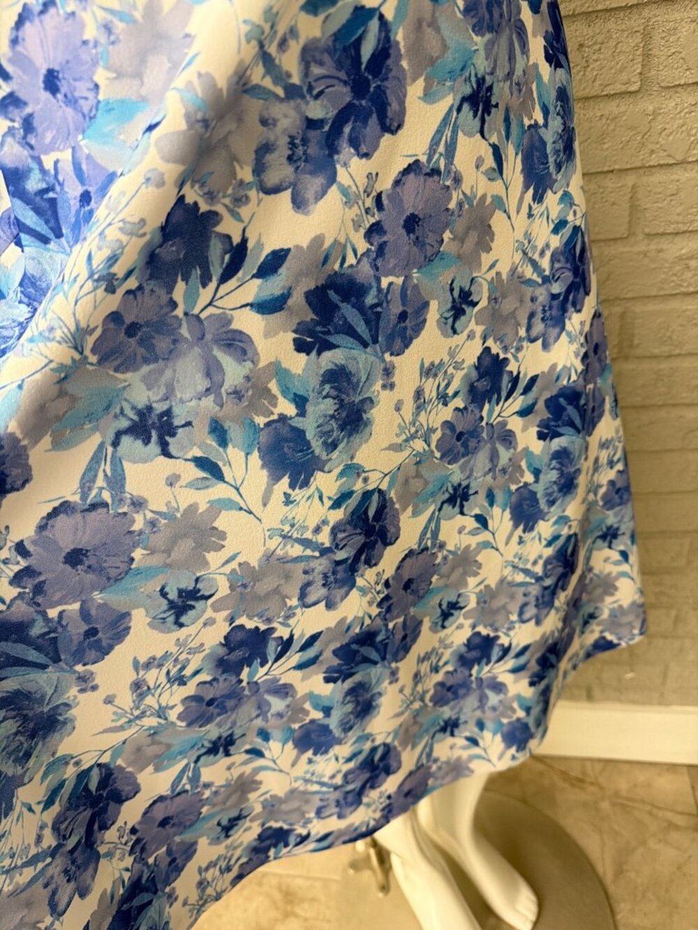 London Times Short Sleeve Floral Print Bow-Neck Midi Dress Size 6P - Picture 8 of 11